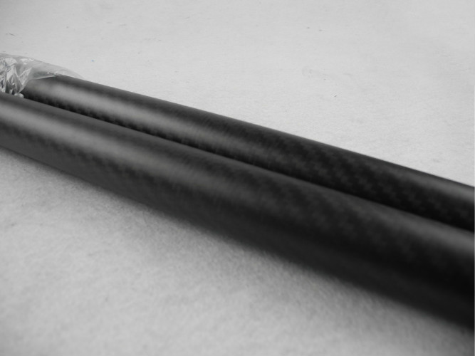 (Od) 25mm * 23mm (Identifikation) * 500mm Lechoberfläche Kohlenstoff-Faser-Rohr für rollenden Schläuche