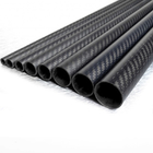 Twill Roll Wrapped Carbon Fiber Tubes High Strength High Stiffness And Lightweight
