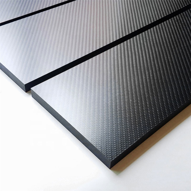 High Strength Stiffness Carbon Fiber Plate Panels 3K Twill Matte Finishing