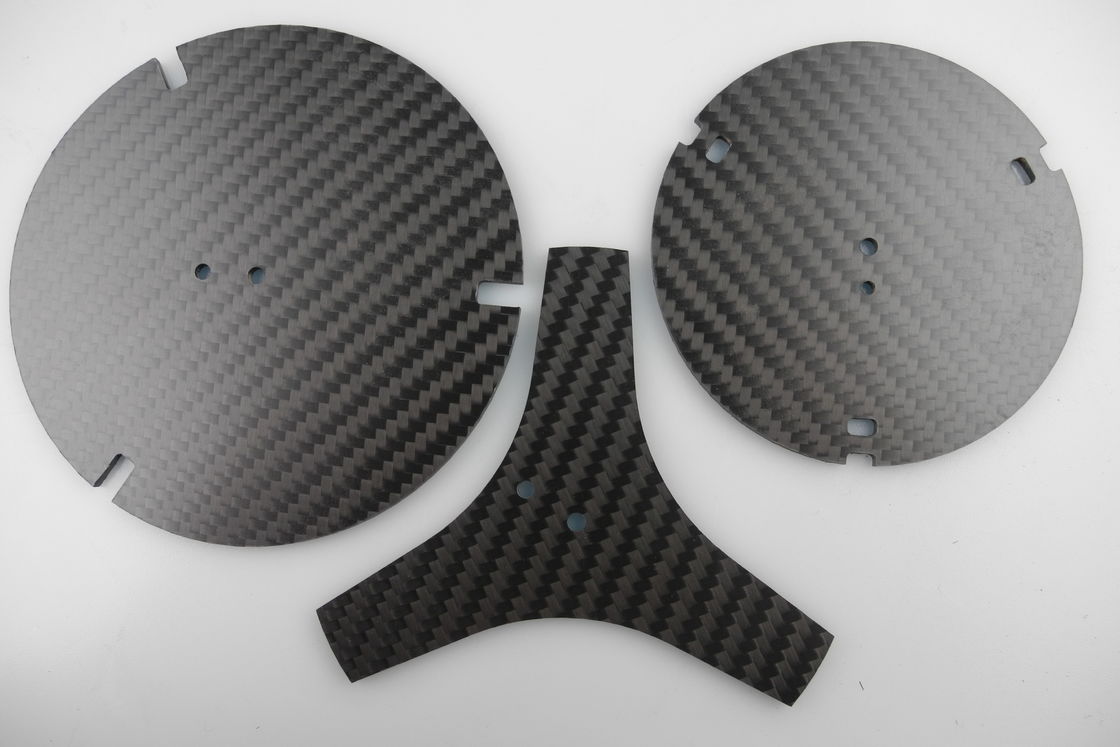 Customized Carbon Fiber CNC Service , Carbon Fiber Plate For Blind Groove Machining