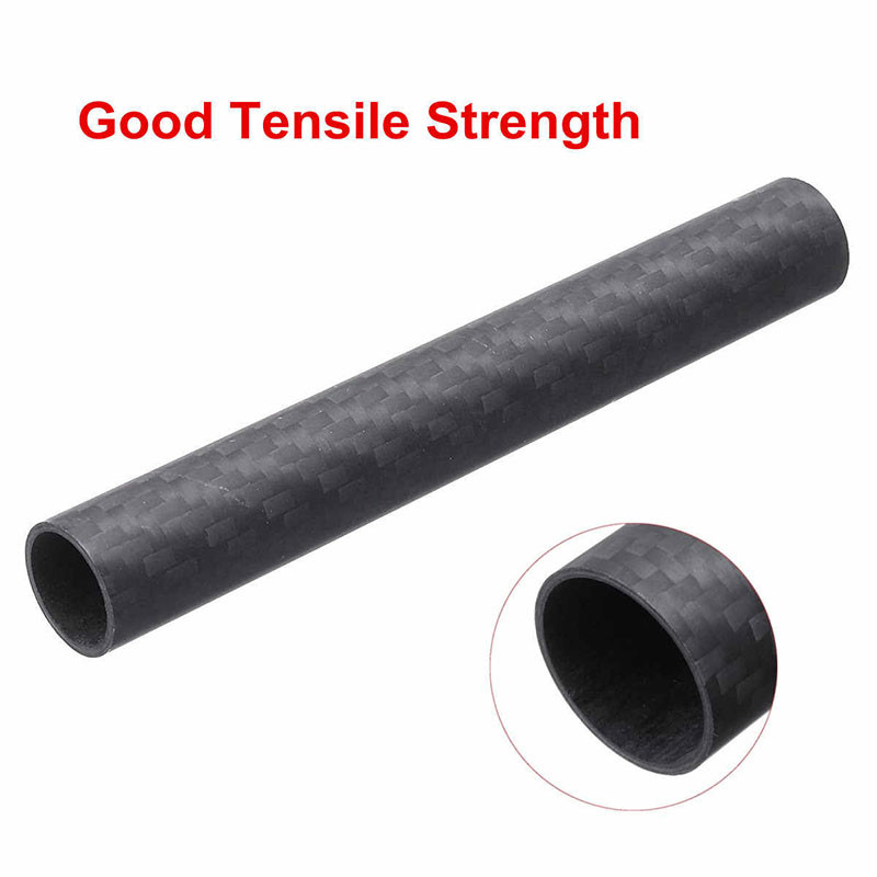 3K Roll Wrapped Carbon Fiber Tube Matte Twill Surface