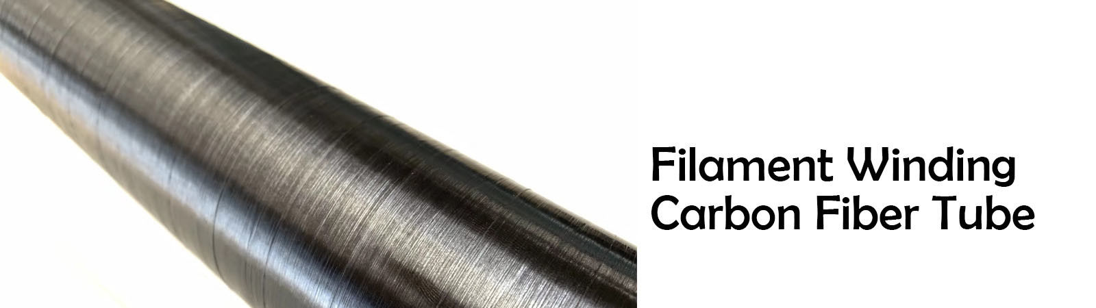 Faden-gedrehtes Kohlenstoff-Faser-Rohr