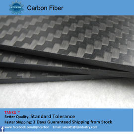 Professional black carbon fiber plate good heat resistance custom