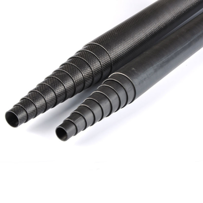 Shock Proof Carbon Fiber Telescopic Pole Good Flexibility Low Thermal Expansion