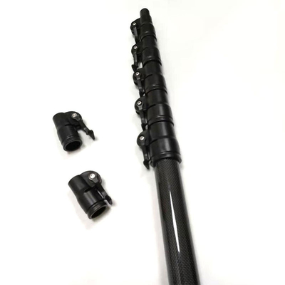 Shock Proof Carbon Fiber Telescopic Pole Good Flexibility Low Thermal Expansion