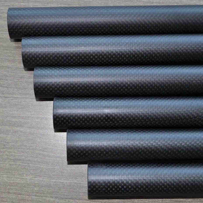 Roll Wrapped 3K Carbon Fiber Tube 3 Inch High Strength