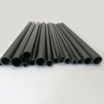 High Hardness Matte Finish Carbon Fiber Tube Low Thermal Expansion