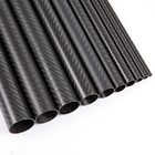 High Stiffness Flexible Carbon Fiber Tube 100% 3K Carbon Composites Tubing