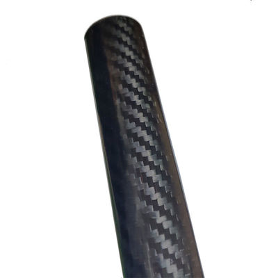 100% 3K Carbon Fiber Tube - Twill Weave - 1/2" ID x 5/8" OD x 3 ft. Long