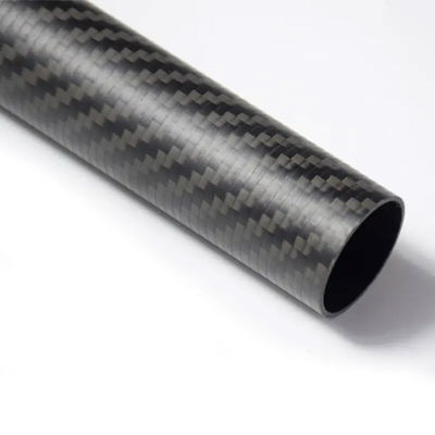 1000mm Length Matte Twill Fibre 3k Carbon Fiber Tube OD From 8mm to 62mm