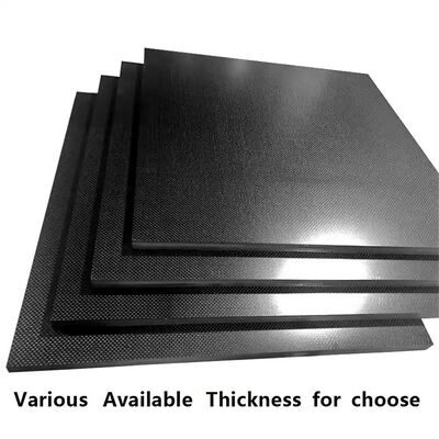 Premium 3K Carbon Fiber Sheet with High-Gloss Finish, Customized Size, and 120°C Heat Resistance