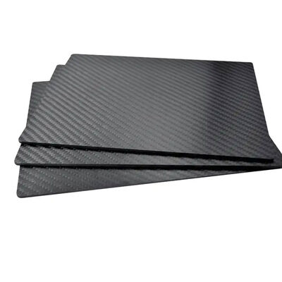 OEM High Strength 100% 3K Carbon Fiber Sheet Twill/Plain Weave Glossy Or Matte Carbon Sheet