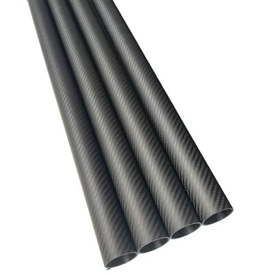 Large Diameter Twill Carbon Fiber Tube Lightweight Composite Carbon Tube
