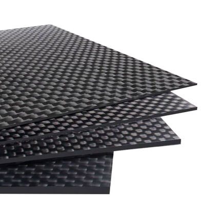 UV Resistance 100% 3K Twill Matte Carbon Fiber Sheet with Perfect Edge