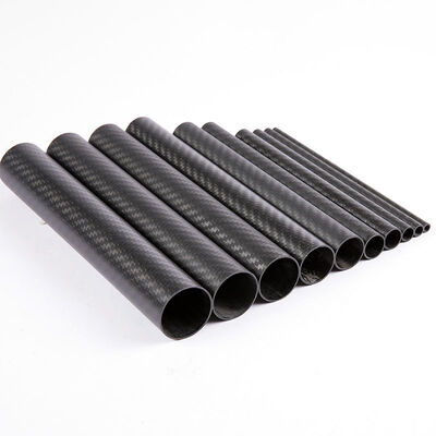 High Composite Hardness 3K Twill Matte Carbon Fiber Tube with OD 4-30mm for Drone Arms