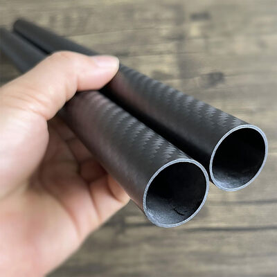 High Temperature Resistant 420mm /16.5inch 100% 3K Carbon Fiber Tube for Structural Applications