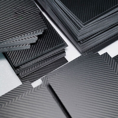 600MM*600MM Carbon Fiber Sheet Plate, Custom Thickness, 3K Twill/Plain Weave CFRP Panel