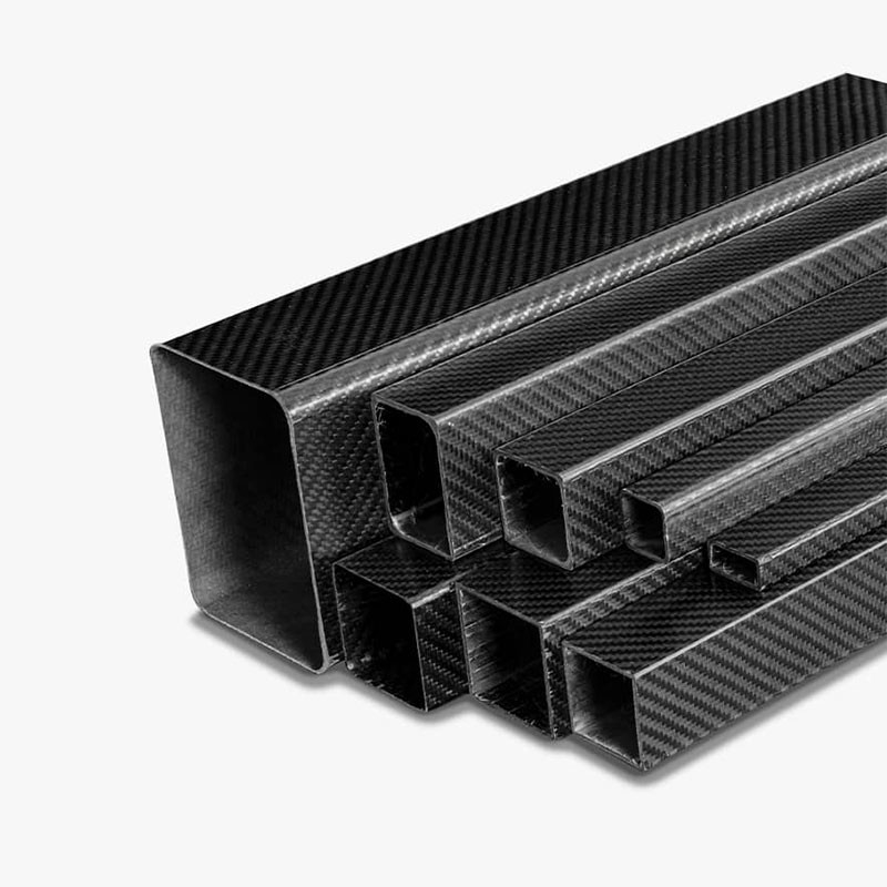UV Resistant Square Carbon Fiber Tube 3K Carbon Fiber Rectangular Tube