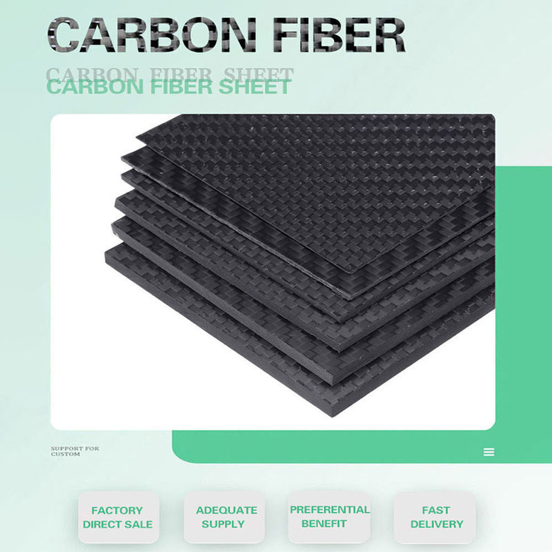 High Strength & Lightweight 0.25mm Carbon Fiber Plate Drone CFRP Carbon Fiber Sheet