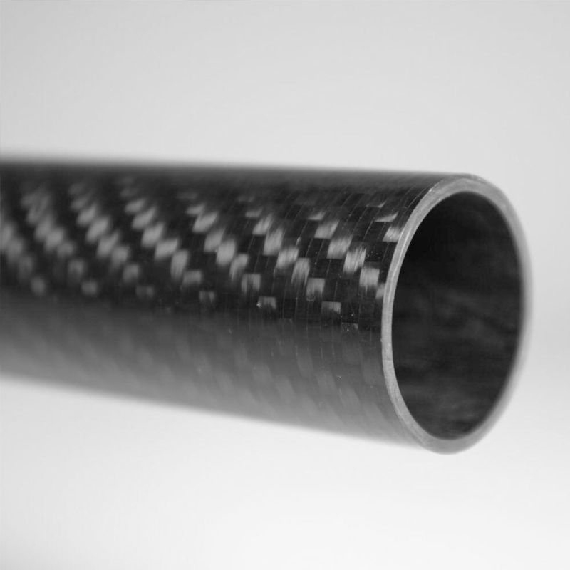 1000mm Length Matte Twill Fibre 3k Carbon Fiber Tube OD From 8mm to 62mm