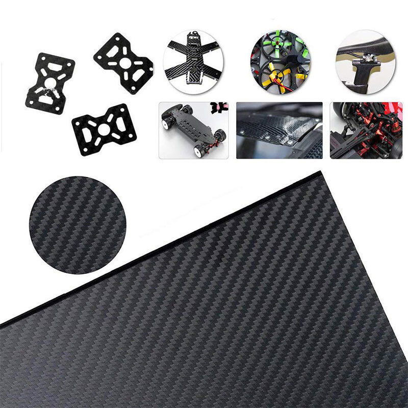 High Strength 100% 3K Carbon Fiber Plate Sheet for Industrial Applications