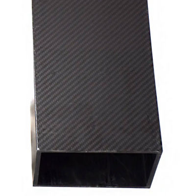 Glänzende / Semi / Matte Carbonfaser Quadratisch Rechteckig Achteckig Geformtes Rohr 30x20mm